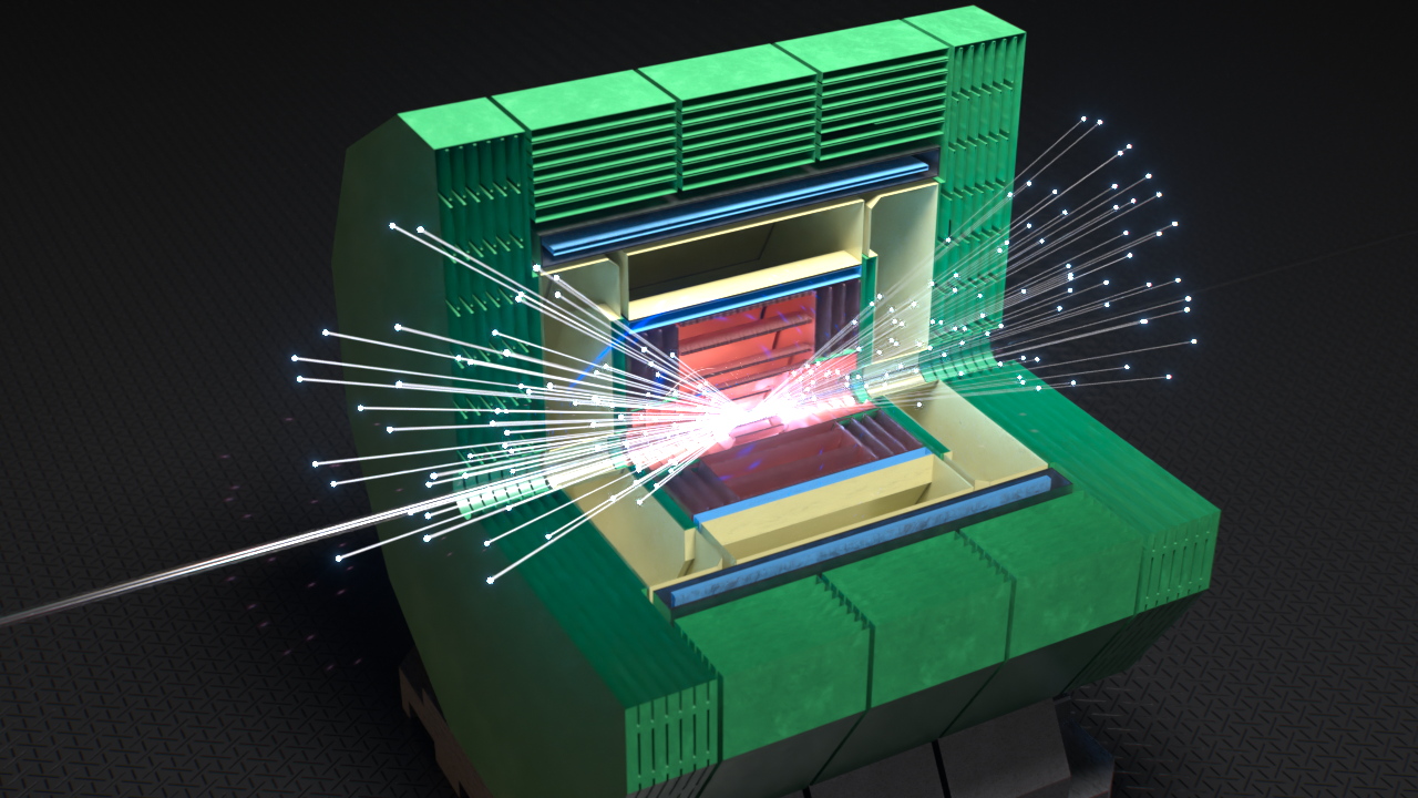 Artist's impression of the FCC-ee detector