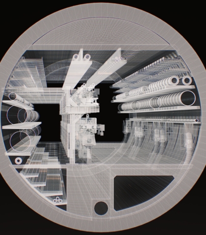 Cross-section of the FCC-ee underground tunnel.