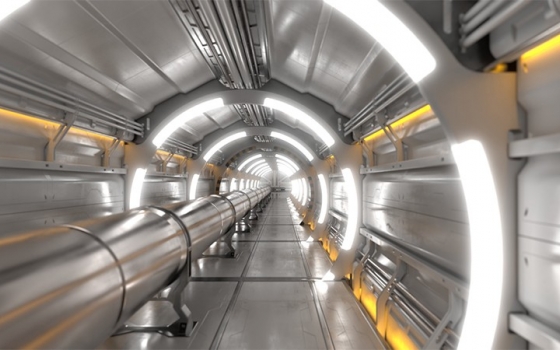 Artist's impression of FCC tunnels